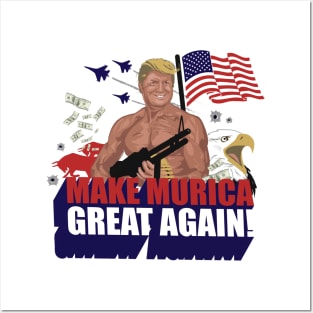 Murica Posters and Art